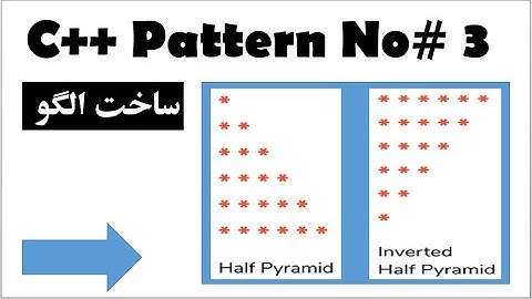 Half Pyramid & Inverted Half pyramid in c++