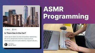 ASMR Programming - Blog Card UI - No Talking