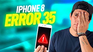 Un IPhone 8 plus con ERROR 35 | APPLE LOGO