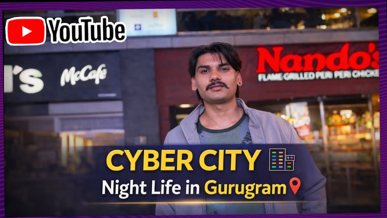 Mahashivratri Special Vlog 🔱 | Cyber City Night Life | Street Food Hunt#Themuddyrider#bike#gurugram 