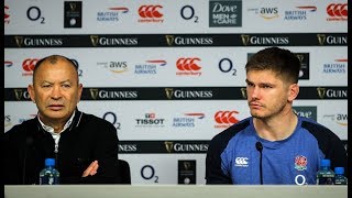 Eddie Jones and Owen Farrell after win over Ireland | Press Conference | Guinness Six Nations