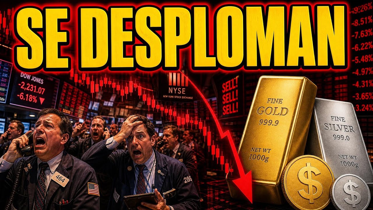 La VERDAD detrás del DESPLOME del ORO y de la PLATA ¿hora de INVERTIR ...