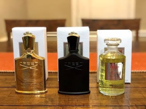 Video Unboxing Creed Perfume: Original santal, Millésime... - youtube
