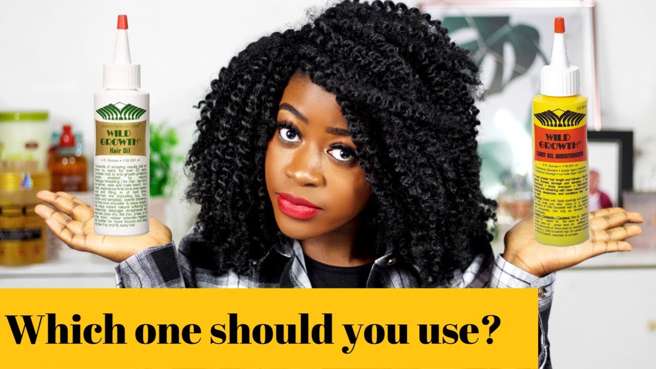 WILD GROWTH HAIR OIL YELLOW VS WHITE | WHICH WILD GROWTH OIL SHOULD YOU ...