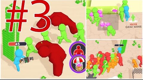 Base Defense! - Gameplay Walkthrough Part 3 Full First Base & Boss Fight Zombie Army (iOS,Android) 3