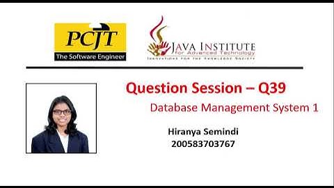 Task 39 |  Database Management System | 1st Year | Java Institute | Hiranya Semindi