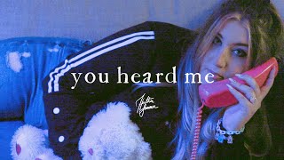 Video-Miniaturansicht von „Heather Sommer - you heard me (Official Music Video)“