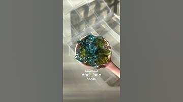 organizing my green beads 🍃 #beads #beadhaul #asmr #asmrbeauty #handmadewithlove #jewelry