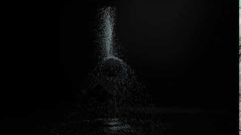 Maya 2015 Particle Fountain test 02