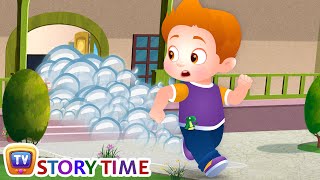 ChaCha and the soap bubble attack - ChuChu TV Storytime Good Habits Bedtime Stories for Kids