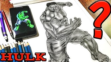 How To Draw Hulk Simple Step By Step Video Lesson