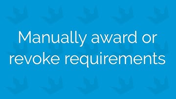 GamiPress How To - Manually award or revoke requirements