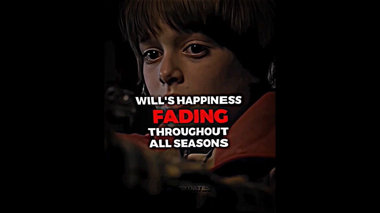 Will's Happiness Fading Throughout All Seasons 😔😢#strangerthings#willbyers#noahschnapp#mikewheeler