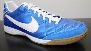 Nike Tiempo Mystic IV IC Indoor Soar/White - UNBOXING - YouTube