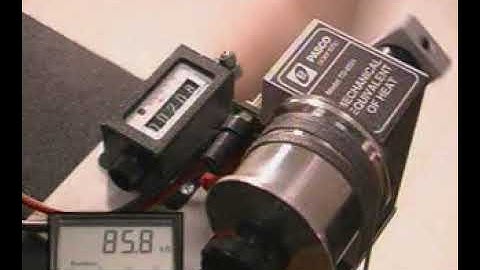 Mechanical Equivalent of Heat Experiment