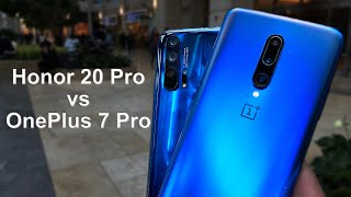 Honor 20 Pro vs OnePlus 7 Pro Camera Comparison