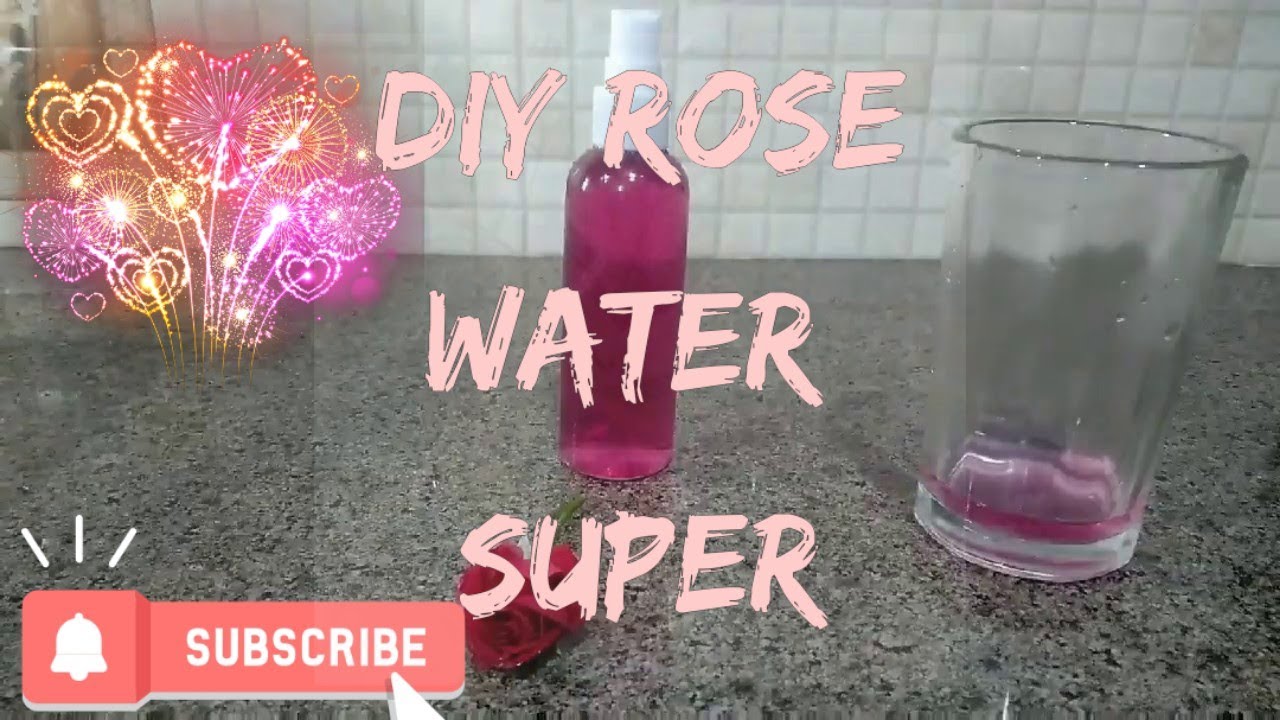 How to Make Rose Water at Home easy and quick. YouTube