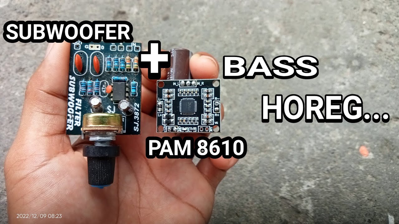 CARA PASANG FILTER SUBWOOFER PADA PAM 8610 AGAR BASSNYA MANTAB...CEK SOUND DJ BREWOG