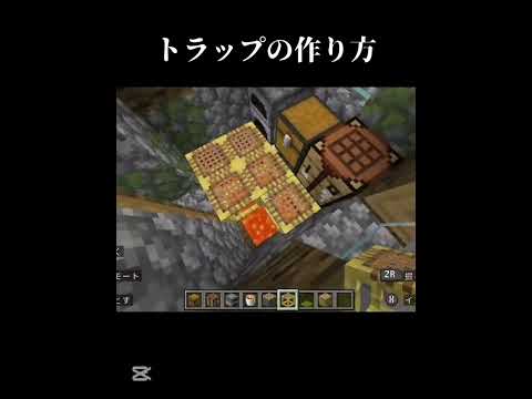 トラップの作り方！#マイクラ