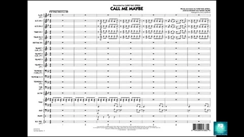 Call Me Maybe arranged by Paul Murtha