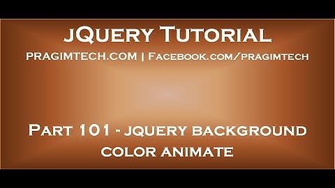jquery background color animate