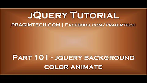 jquery background color animate