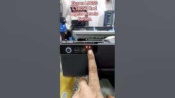 Epson L8050 L18050 Red Lights Resets Button #epson#service #printersupportsoftware