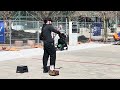 Magician busker part 1 #danger #fun #show #busker #lake