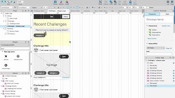 Axure OOUX Prototyping Timelapse