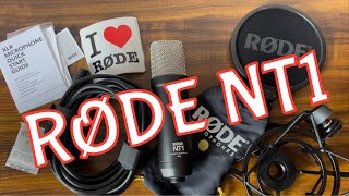 Rode NT1 Microphone: Unboxing and First Impressions