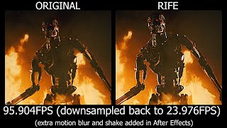 The Terminator 1984: Endoskeleton Interpolation RIFE vs Original 4K Remastered Scene