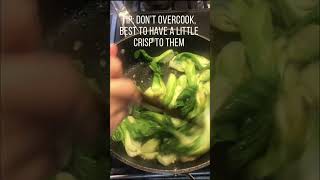 How to stir fry bok choy