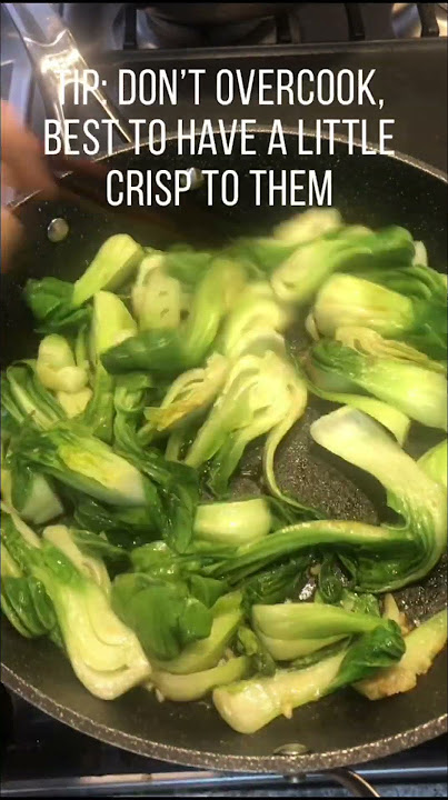 How to stir fry bok choy