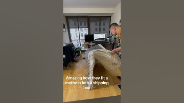How do they fit a full size mattress into a box
