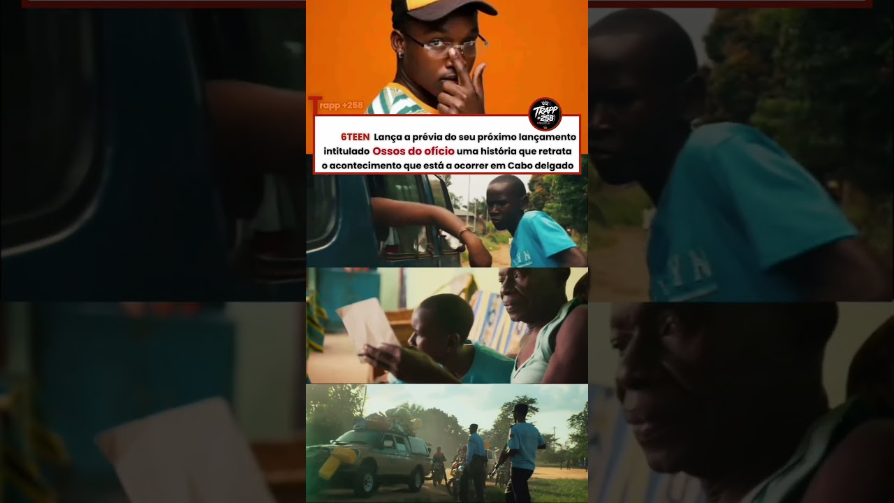 🔥🎬 6TEEN PREPARA NOVO LANÇAMENTO: “OSSOS DO OFÍCIO” 🇲🇿 #HipHopMoz #Mozambique  #MusicaMozambicana