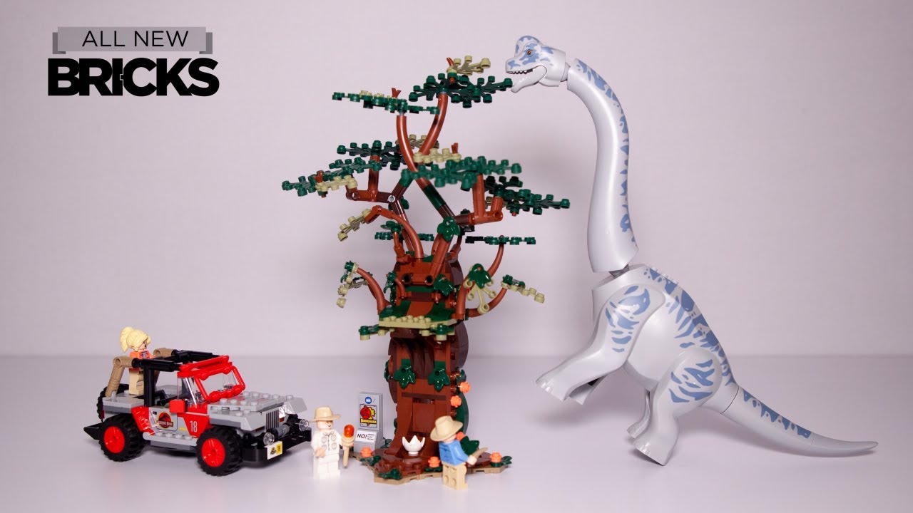 Lego World 76960 Brachiosaurus Discovery Speed Build -