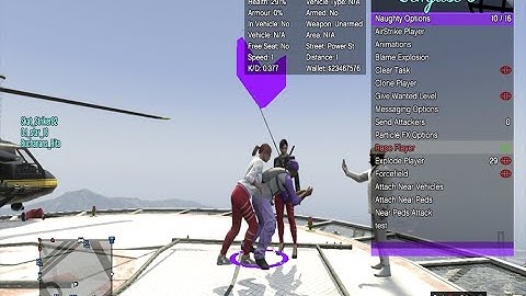 GTA 5 ONLINE ~ FUNNY MOD MENU TROLLING #7