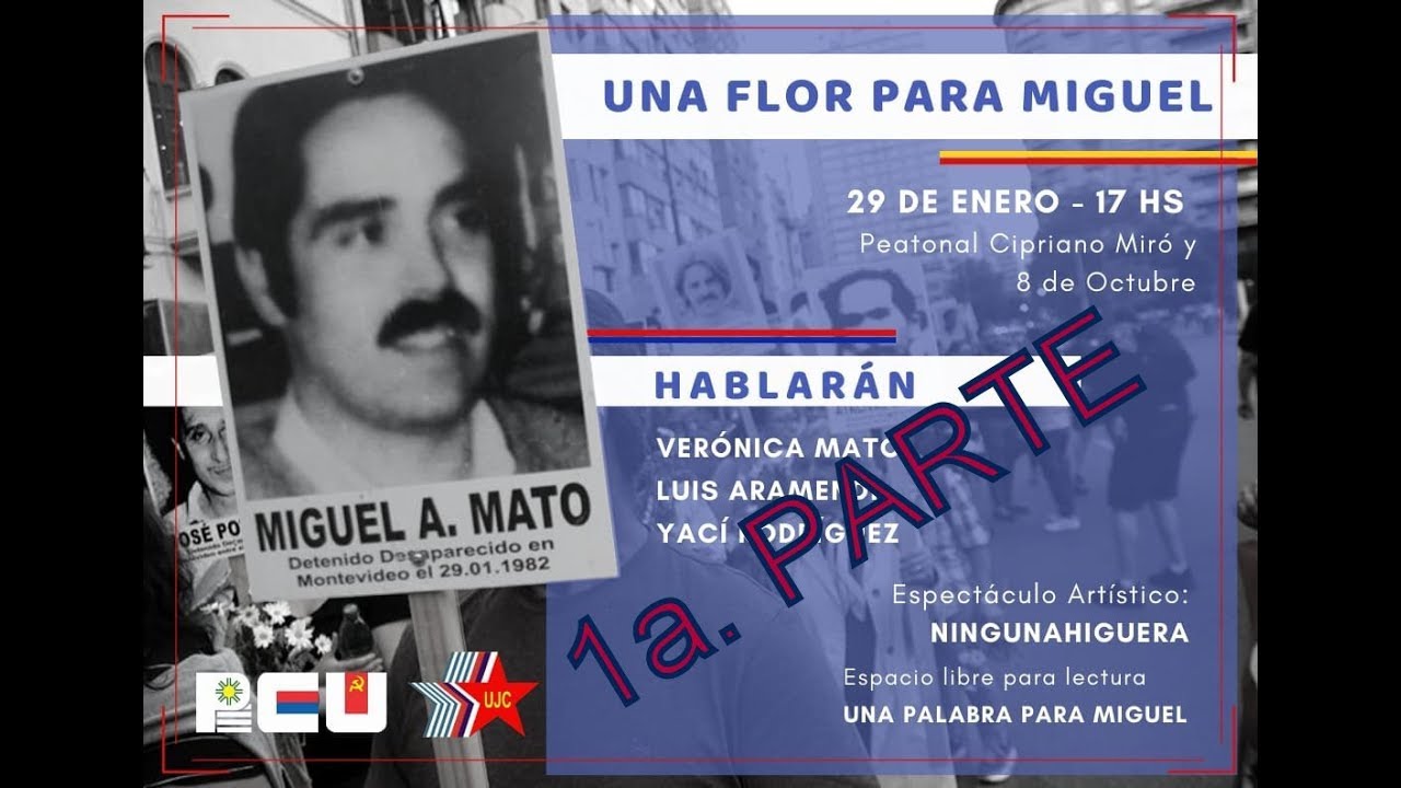 1   Homenaje a Miguel Mato -  Parte artística