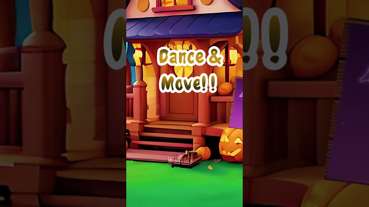 Trick or Treat Arabic : Action Halloween Song for Kids 2026 : Knock! Knock! 🎃🍬 #shorts