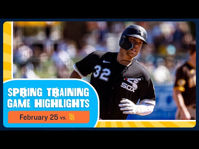HIGHLIGHTS: Gavin Sheets & Jake Burger homer in first Spring Training game  (2.25.23) 