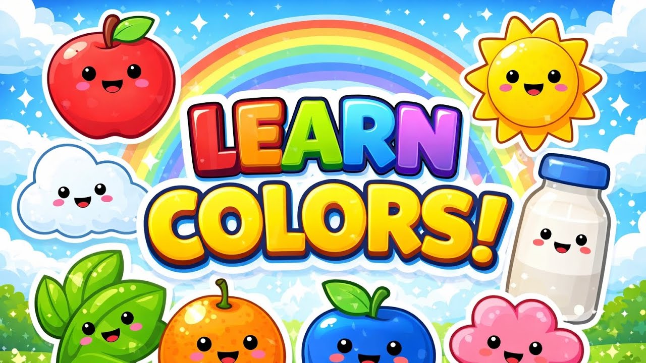 Learn Colors for Kids 🎨 | Colors Name in English for Toddlers ...