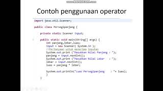 Celebrity Dasar Pemrograman 1 - Operator Wealth