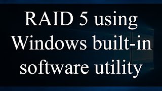 How to setup RAID 5 in Windows using built-in utility - Windows Server 2019 / 2022 screenshot 3