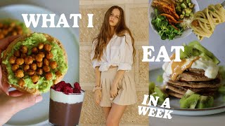 WHAT I EAT IN A WEEK as a *vegan* studying nutrition
