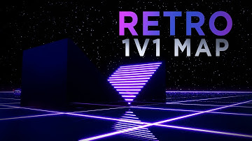 *CLEAN* Retro Grid 1v1 Map!