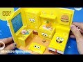 DIY miniature dollhouse - Spongebob Room !!