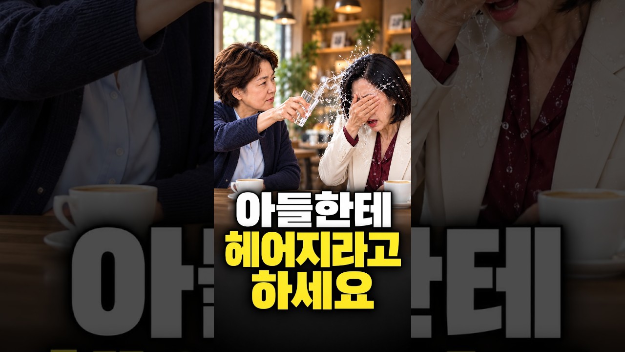 아들한테 헤어지라고 하세요