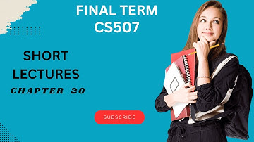 CS507 Short Lecture Chapter 20|Final term| Information system.