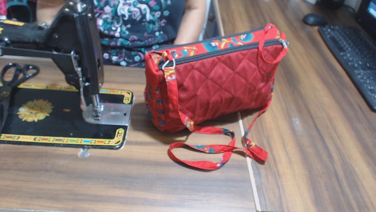 10 मिनट में बचे हुए कपड़े से बनाये सुंदर बैग/Bag/Handbag/Zipper  Handbag/ladies purse - YouTube | Purses, Coin purse, Bags