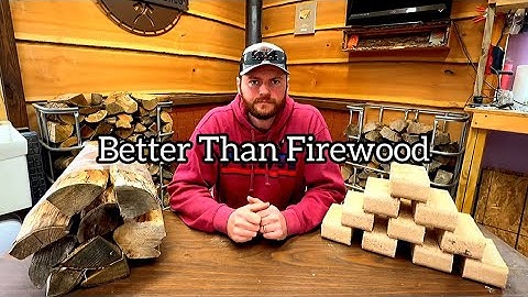 Compressed Sawdust Blocks vs. Real Firewood